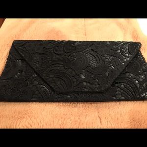 Beautiful Jessica Simpson black lace handbag